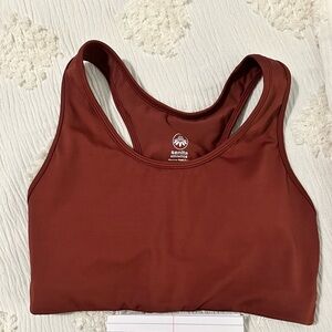 Senita bronze small sports bra